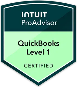 Intuit ProAdvisor, QuickBooks Level 1 certified